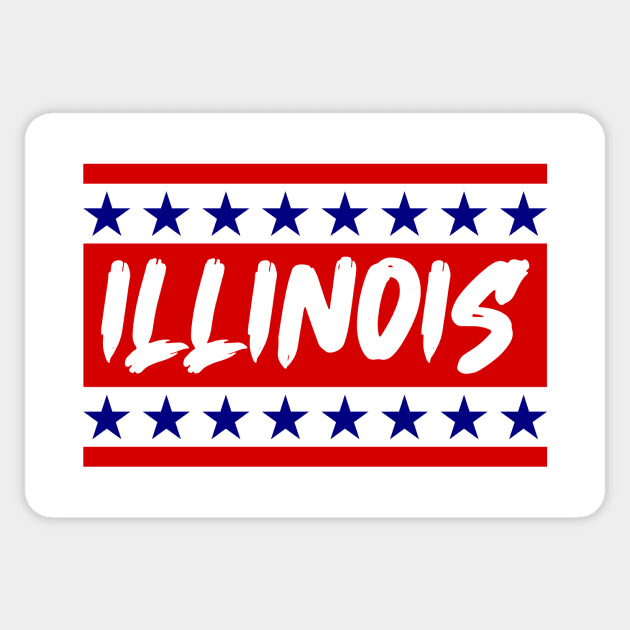 Illinois Sticker by colorsplash